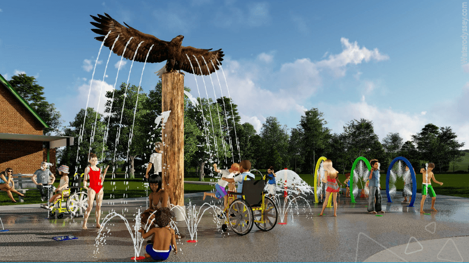 Yelm City Park Splash Pad